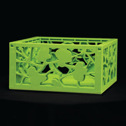 8" Orchid Planter with chain hanger in Light Green for Conservation Florida